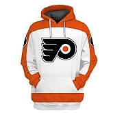 Flyers White All Stitched Hooded Sweatshirt,baseball caps,new era cap wholesale,wholesale hats